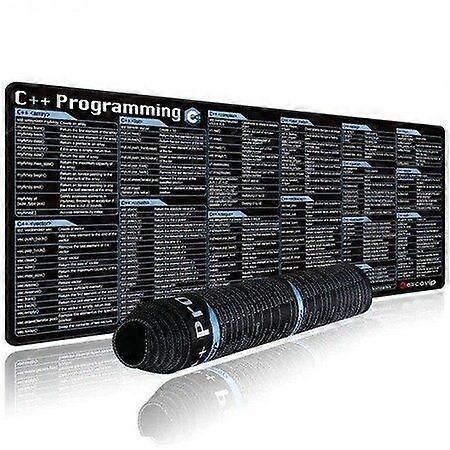 C++ Programming Shortcuts Mouse Pad - Enhance Efficiency with Comprehensive Key Guide & Durable Design