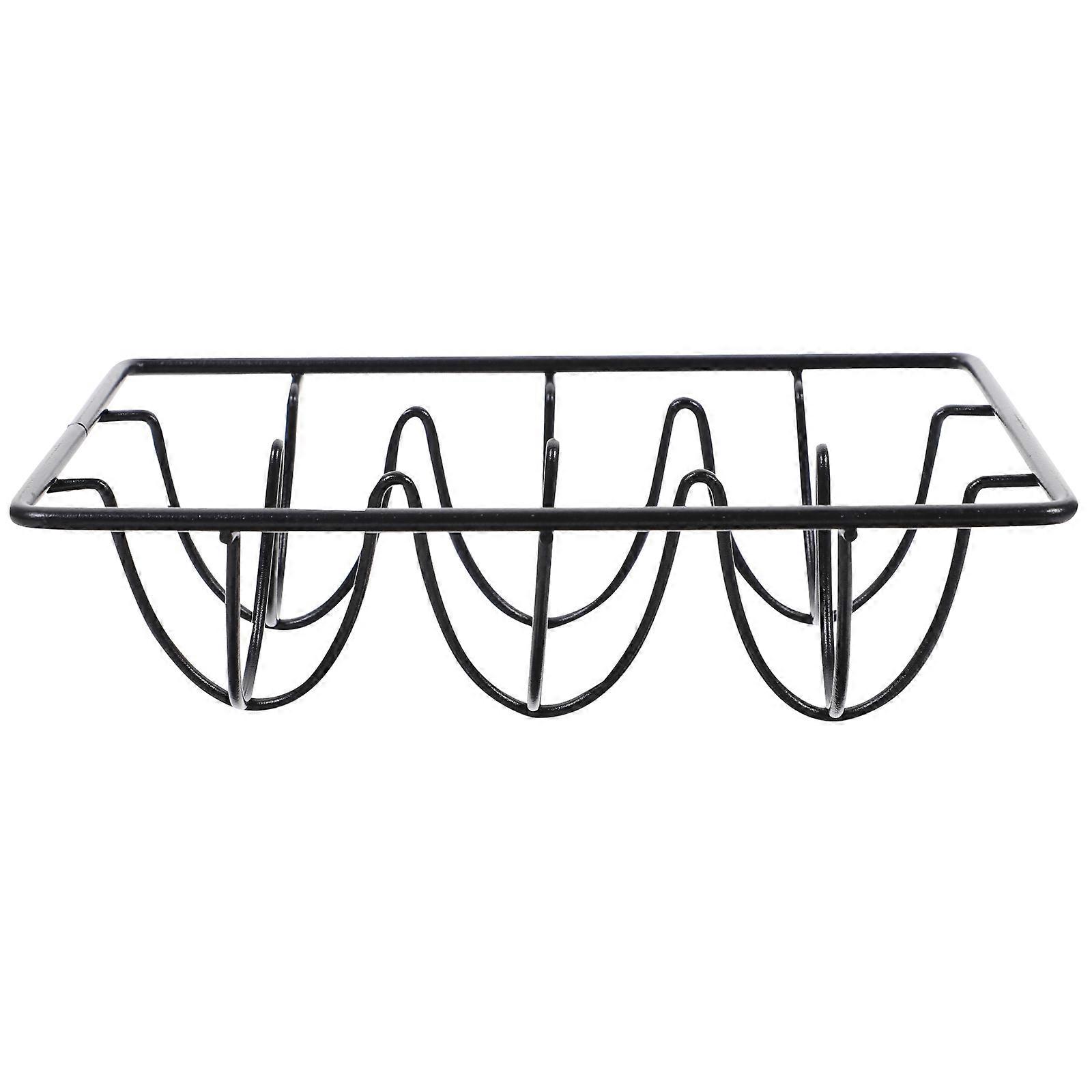 6 Fächer Metalltablett Eisen Eierregal Eierschale Draht Eierhalter Eier Display Tablett