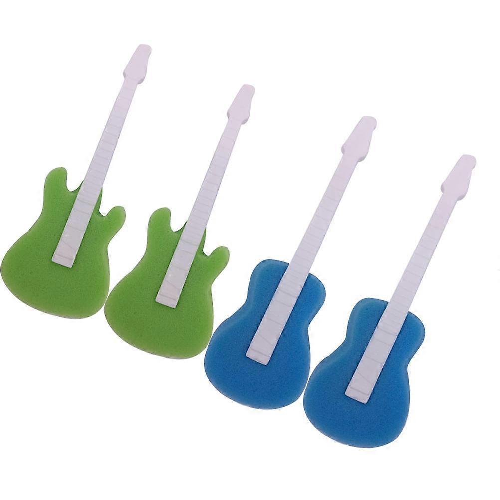 Long Handle Cup Cleaning Sponge Brush for Kitchen Use 4Pcs Set