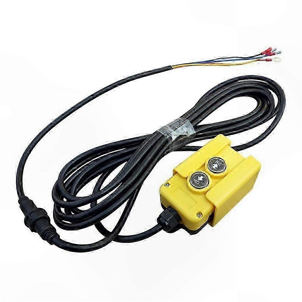 4-Wire Dump Trailer Remote Control Switch Controller, 12V DC for Single Acting Hydraulic Power Pump Unit
