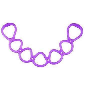 Arm Exercise Bands Yoga Rubber Band Strength Training Rope Exercise Resistance Bands Purple 1Pc
