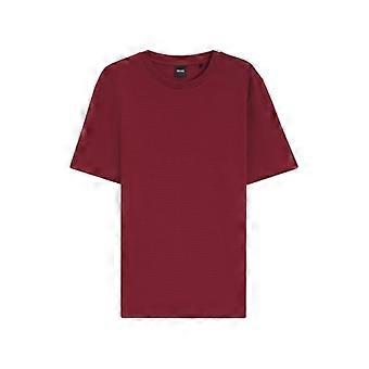 Boss Mens Bubble Jacquard Regular T-Shirt