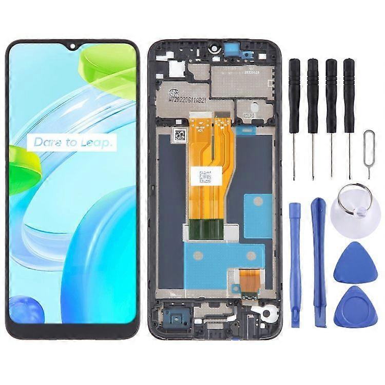 LCD Screen with Frame - Compatible with Realme V20
