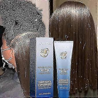Keratin Haarglättungscreme Professionelle beschädigte Behandlung Schnellere Glättung lockiges kraus Haar Pflege Proteinkorrektur CremeHaarausfall Behandlungen