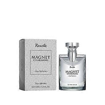 Magnet Charming Men Parfum - Frisse Thee Geur voor Zelfvertrouwen, Stressverlichting & Langdurige Frisheid - Perfect voor Lente & Zomer Dating, Makkelijk te