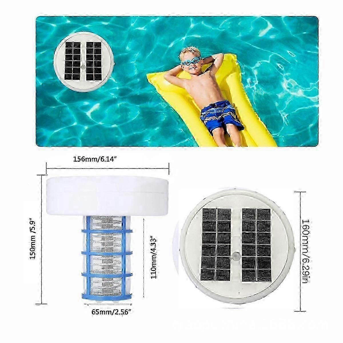 Solar powered Pool Ionizer for efficient cleaning