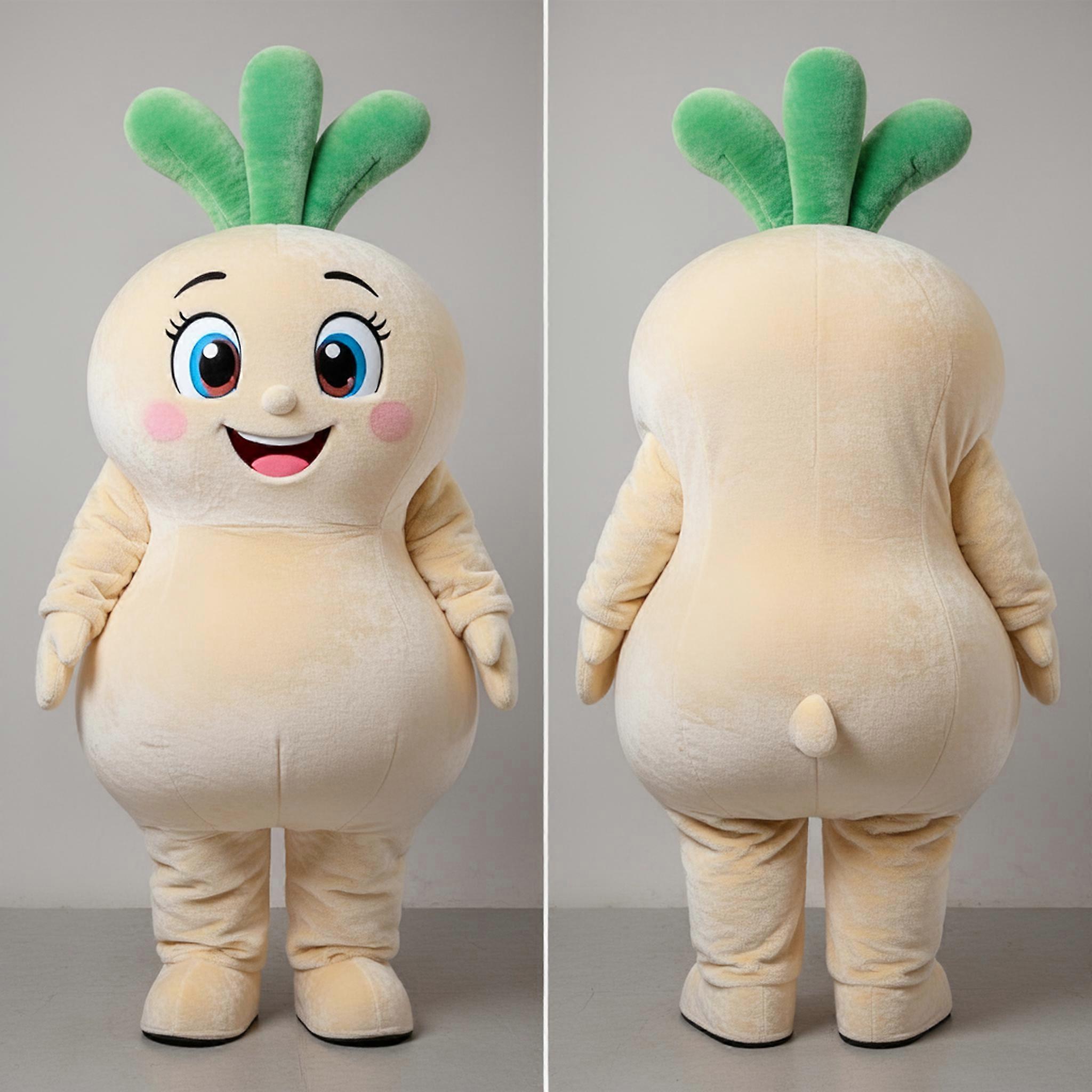 MASTICOT Cream Velvety Turnip Mascot