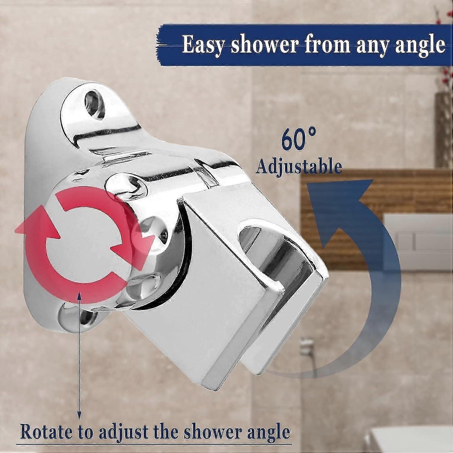 Shower head bracket, bathroom wall mount
