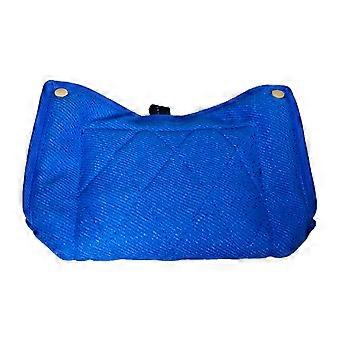 Dog Training Pillow for German Shepherds and Malinois, with 2 Side Handles for Guided Grip, Pulling, and Controlled Mouth-Hold Exercises  Blue