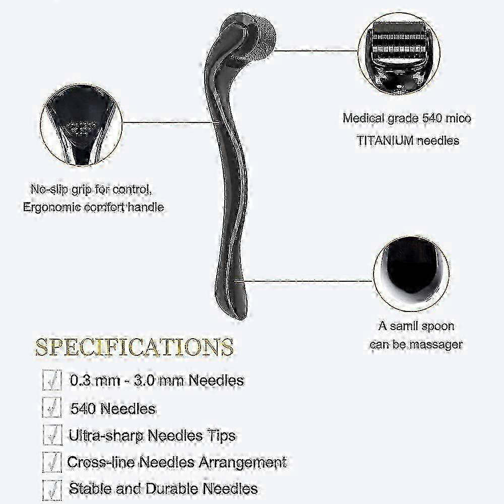 Titanium 3.0mm Face & Scalp Roller
