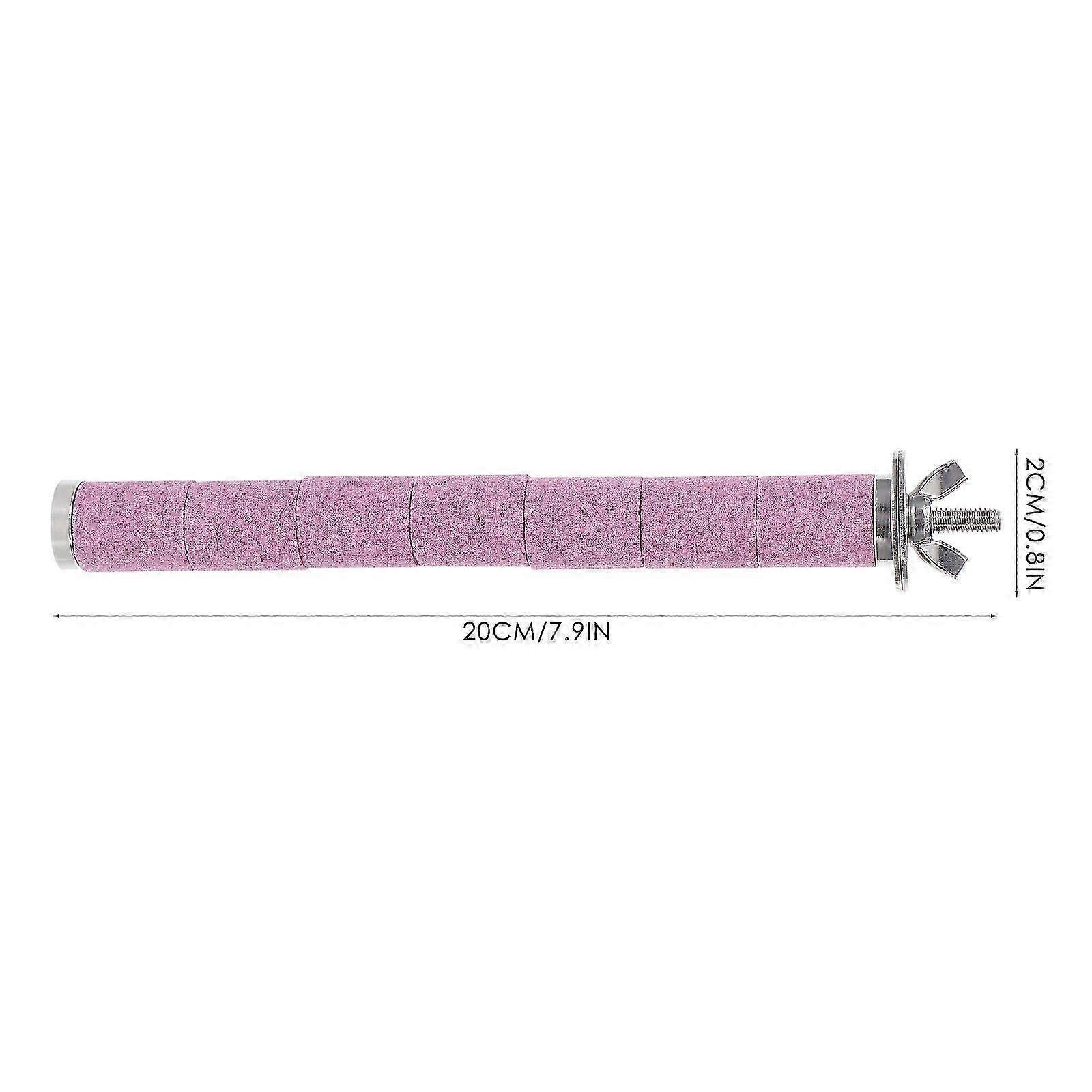 Parrot Standing Stick Bird Cage Perch compatible with Biting and Scratching