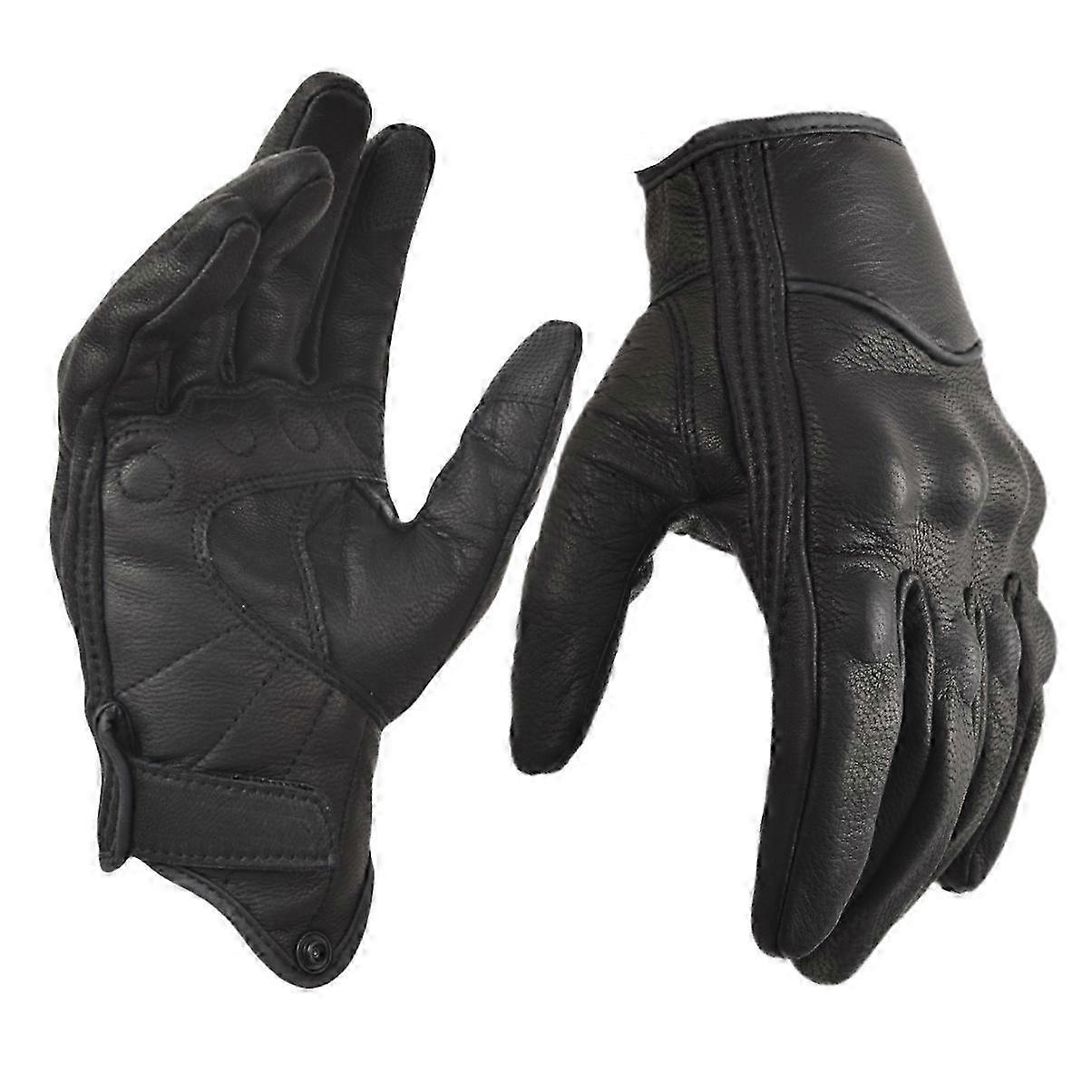 Touchscreen Windproof Leather Gloves