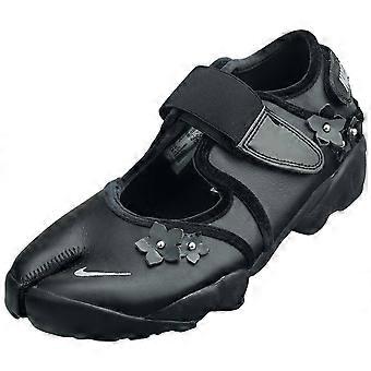 Nike Air Rift Flowers Womens Walking Sandals in Black Silver
