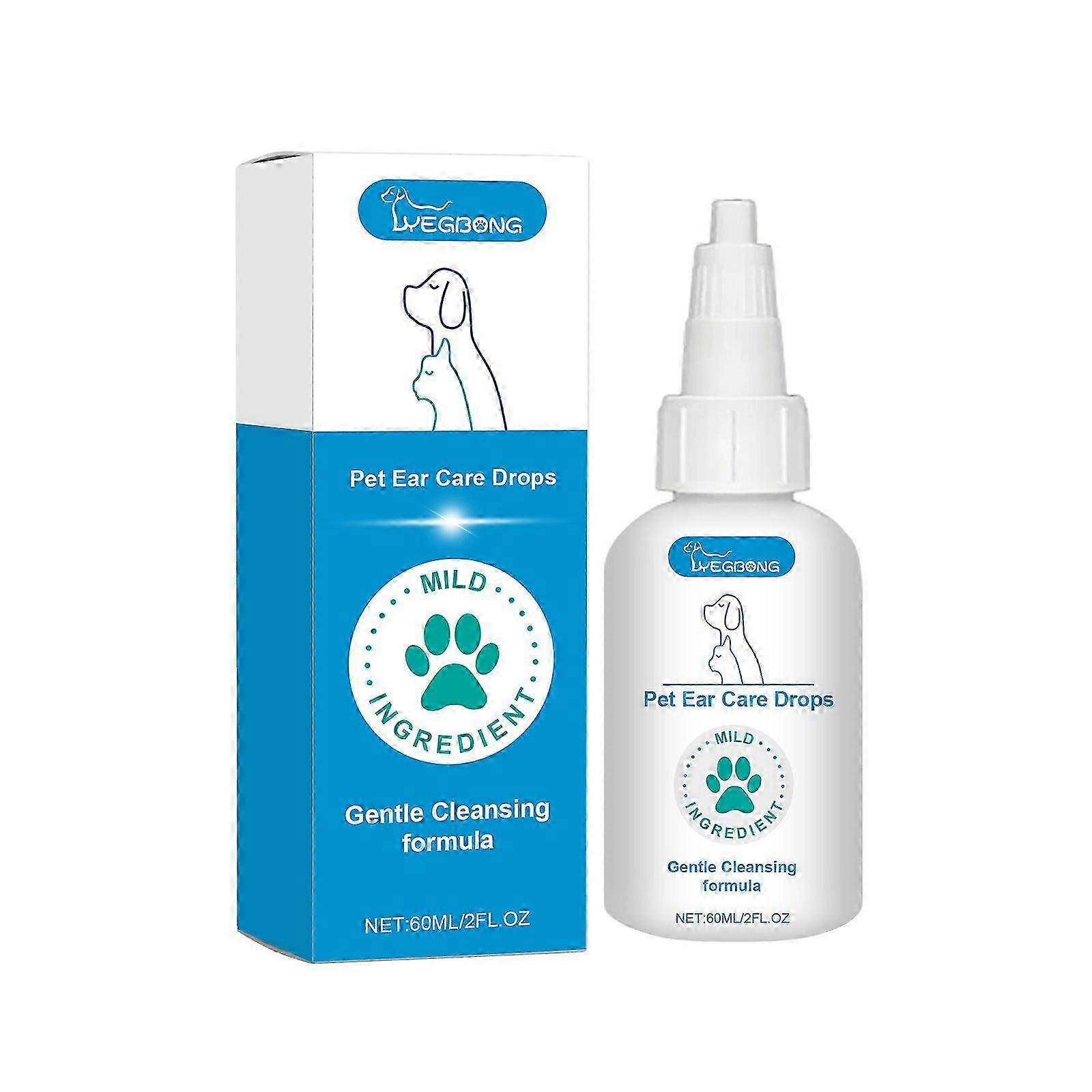 Safe Daily Ear Care Drops For Pets