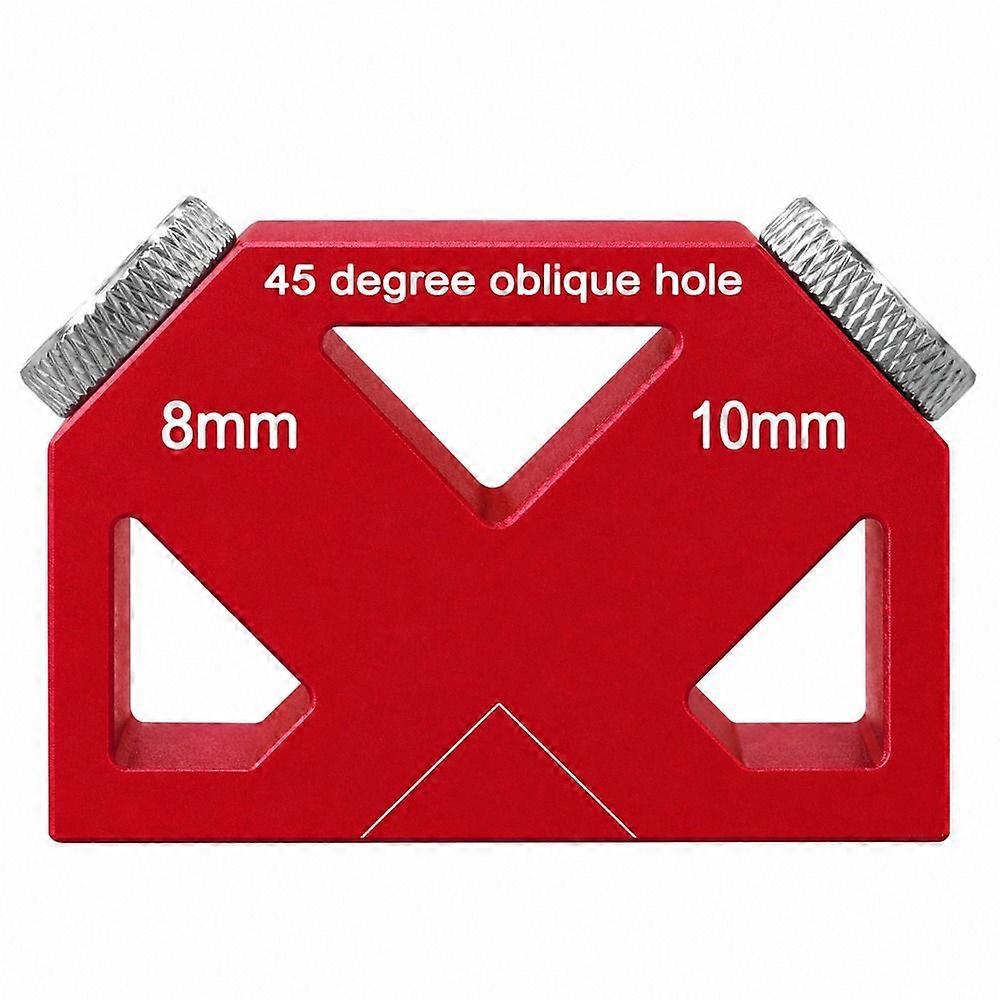 Dowel Drilling Jig with Centre Alignment Markings and Triangular Cutouts for Boards