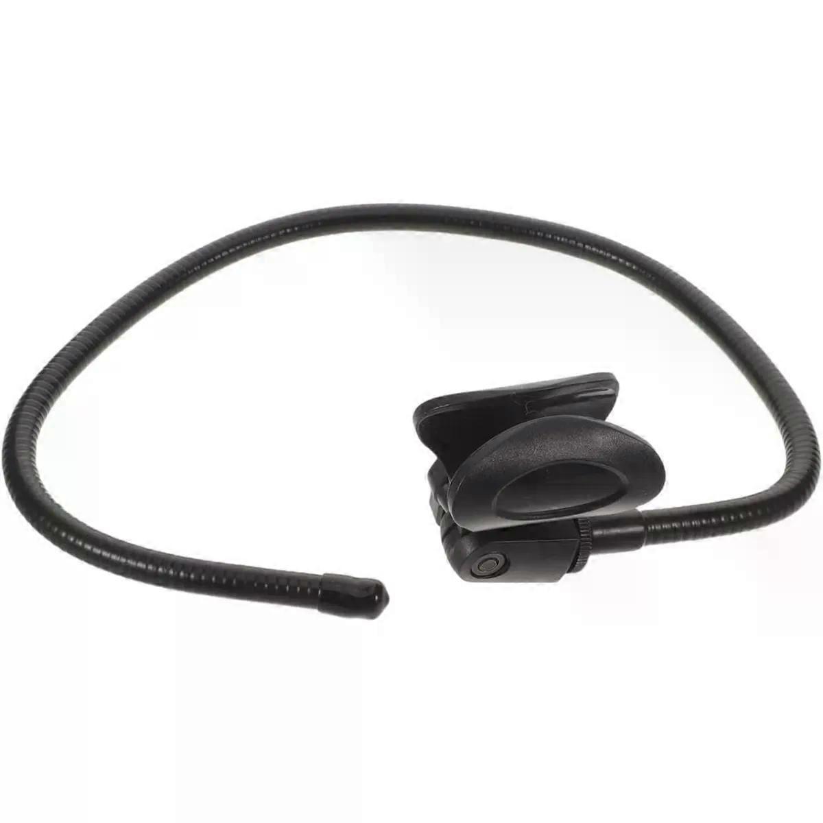 Hanging Microphone Holder Adjustable Black Metal Plastic