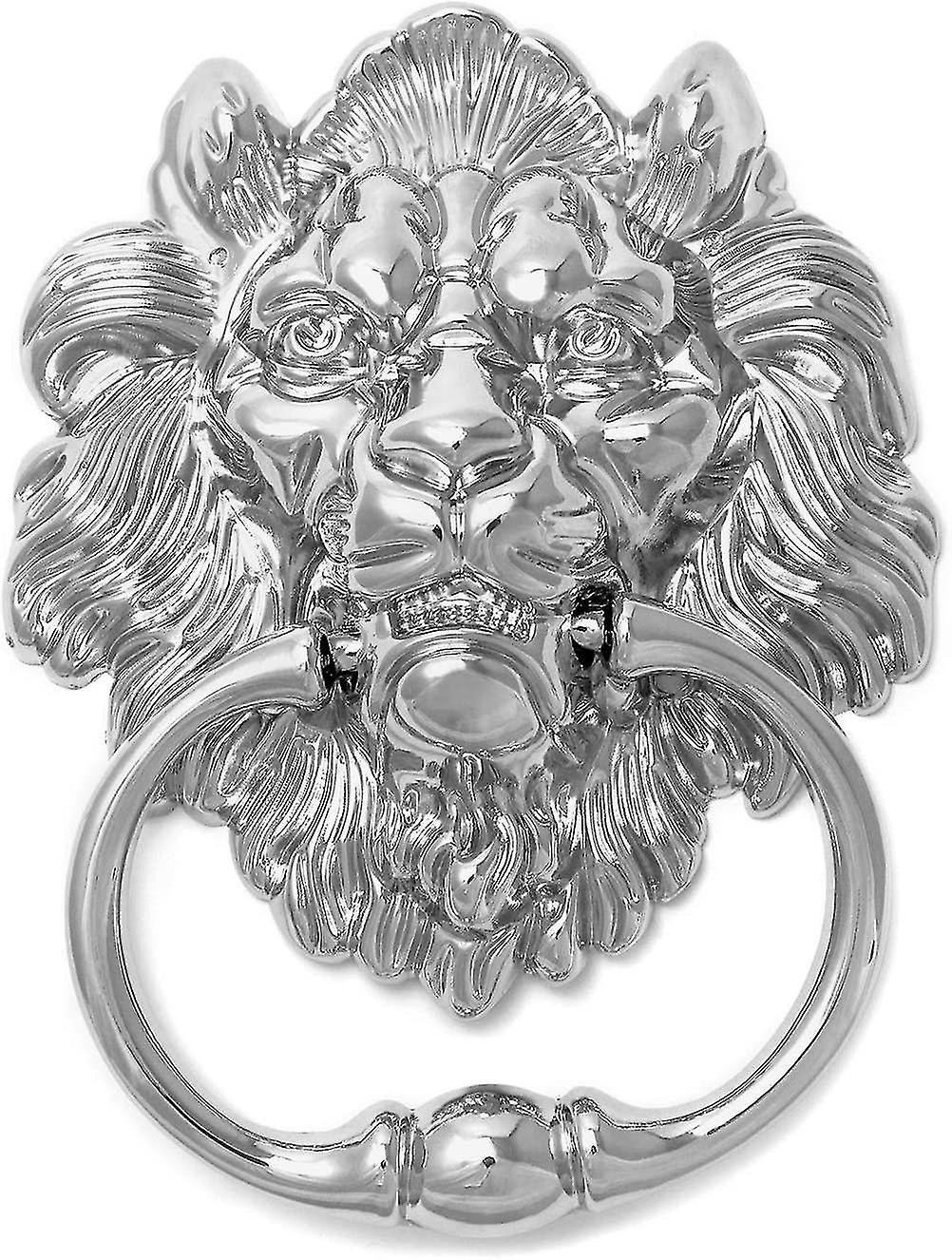 Vidalı Aslan Kafa Tokmak, Ön Kapılar ve Ana Sundurma Aksesuarları İçin Büyük Gümüş Aslan SXQ