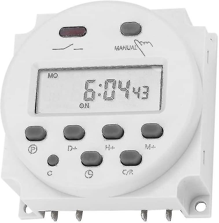 Timer Switch 12v 16a Digitale Elektronische Lcd Tijd Relaswitch Programmeerbare LCD Digitale Microcomputer Mini Control Power Timer Switch Cn101a
