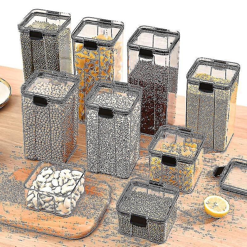 Transparent Sealed Jar & Plastic Kitchen &household Storage Box