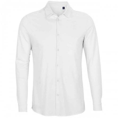 NEOBLU Mens Basile Pique Formal Shirt