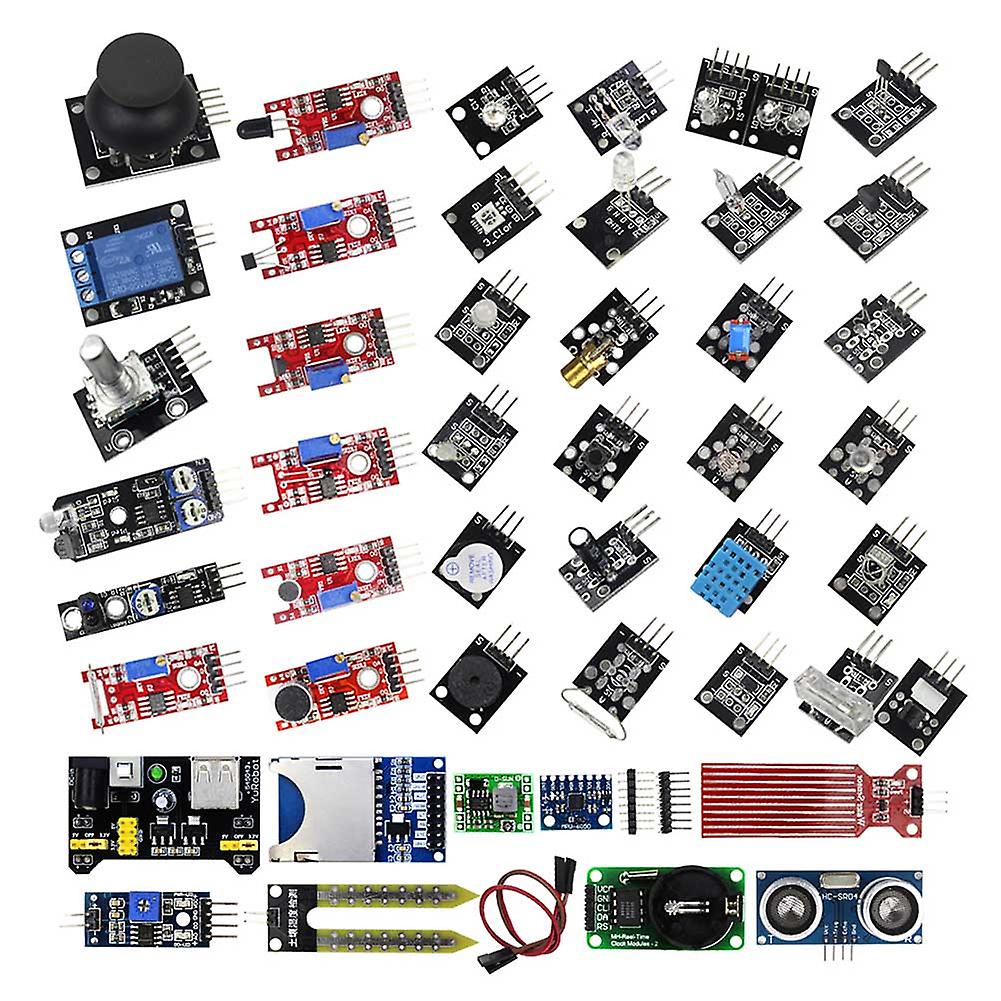 37/45pcs Sensor Assortment Kit Module Starter for MCU Educ