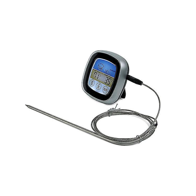 Thermomètre à Viande, Thermomètre Alimentaire Numérique Avec Sonde Pliable Thermometre A Viande A Lecture Instantanee Pour Gril Et Cuisson  Bleu