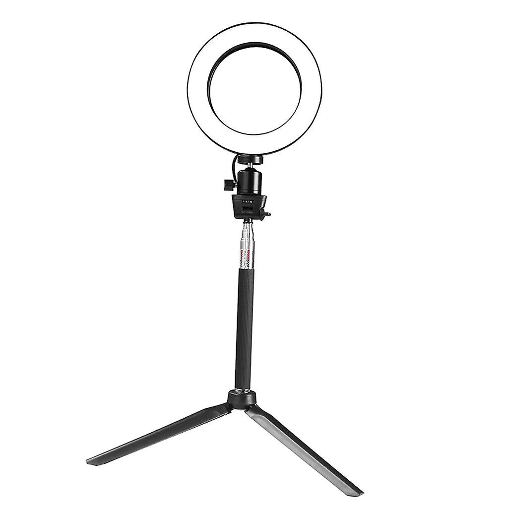 7inch Dimmable LED Ring Light Camera Fill Light with Tripod and Selfie Stick