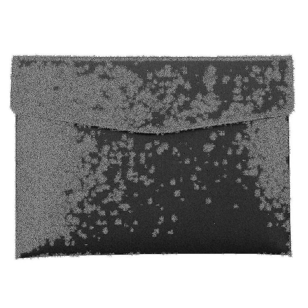 Pu Leather A4 File Folder Document Holder Waterproof Portfolio Envelope Folder Case With Snap Closu