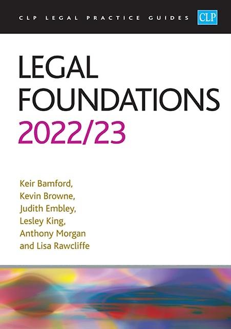 Legal Foundations 20222023 by Bamford Paperback