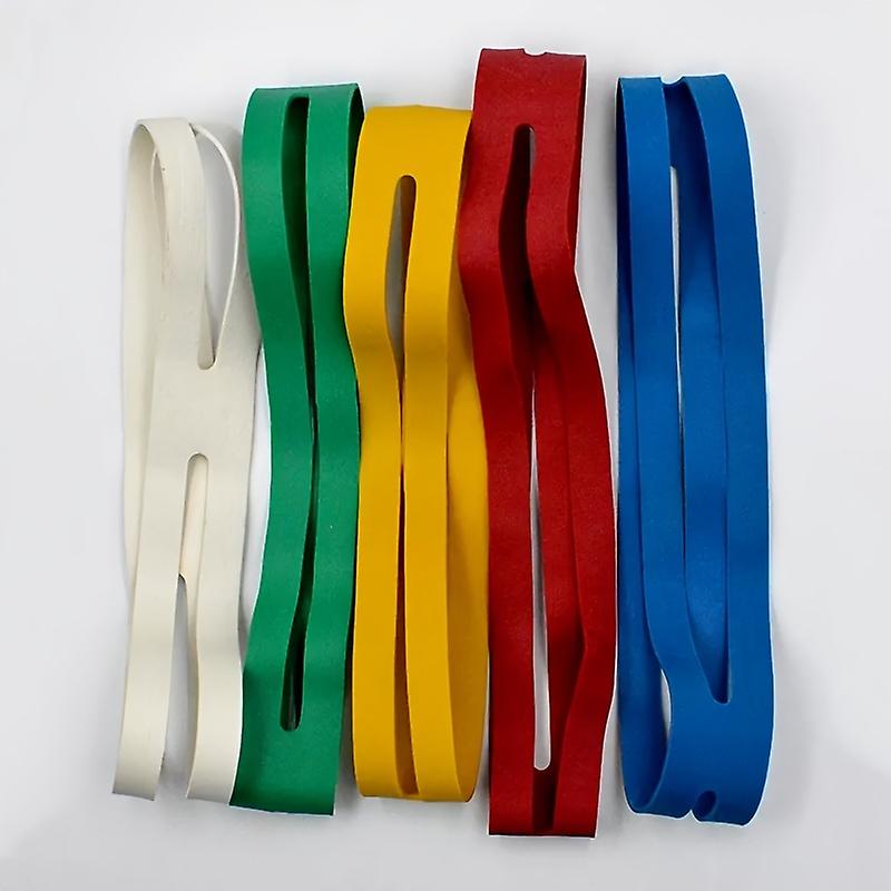 Get Organized With 5pcs X-bands Stationery Elastic Rubber Bands For Large Items - Perfect For Office Supplies