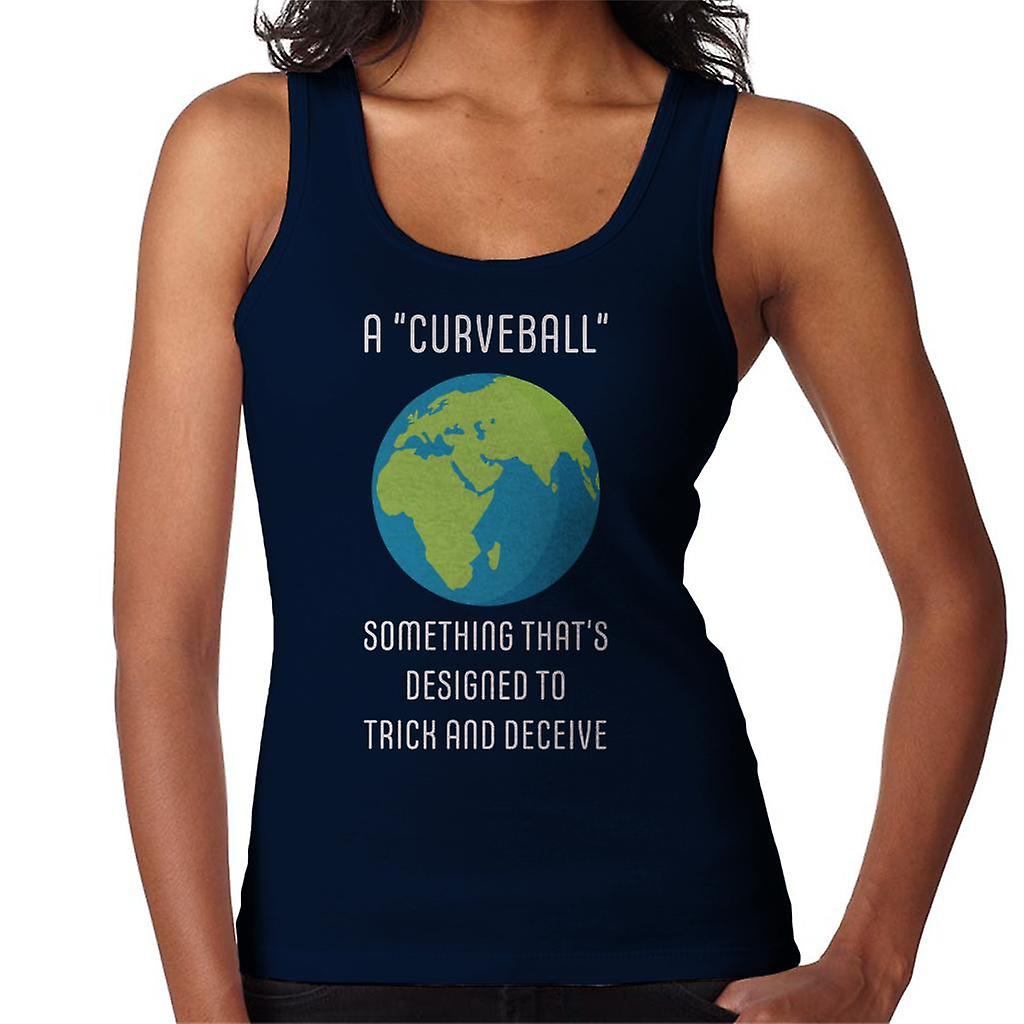 A Curveball Flat Earth Women's Vest