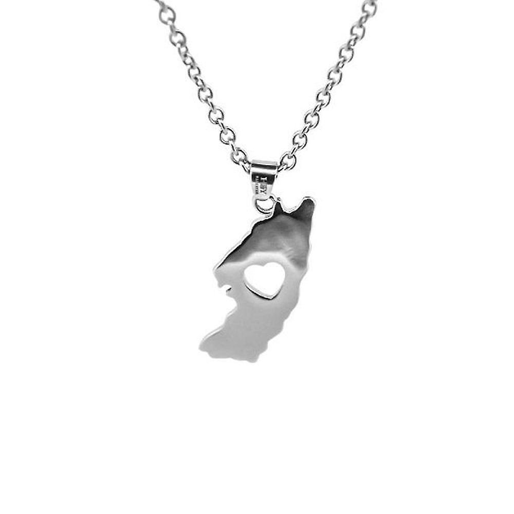 Iona Of My Heart Necklace Pendant - On A 20/22"Stainless Steel Chain