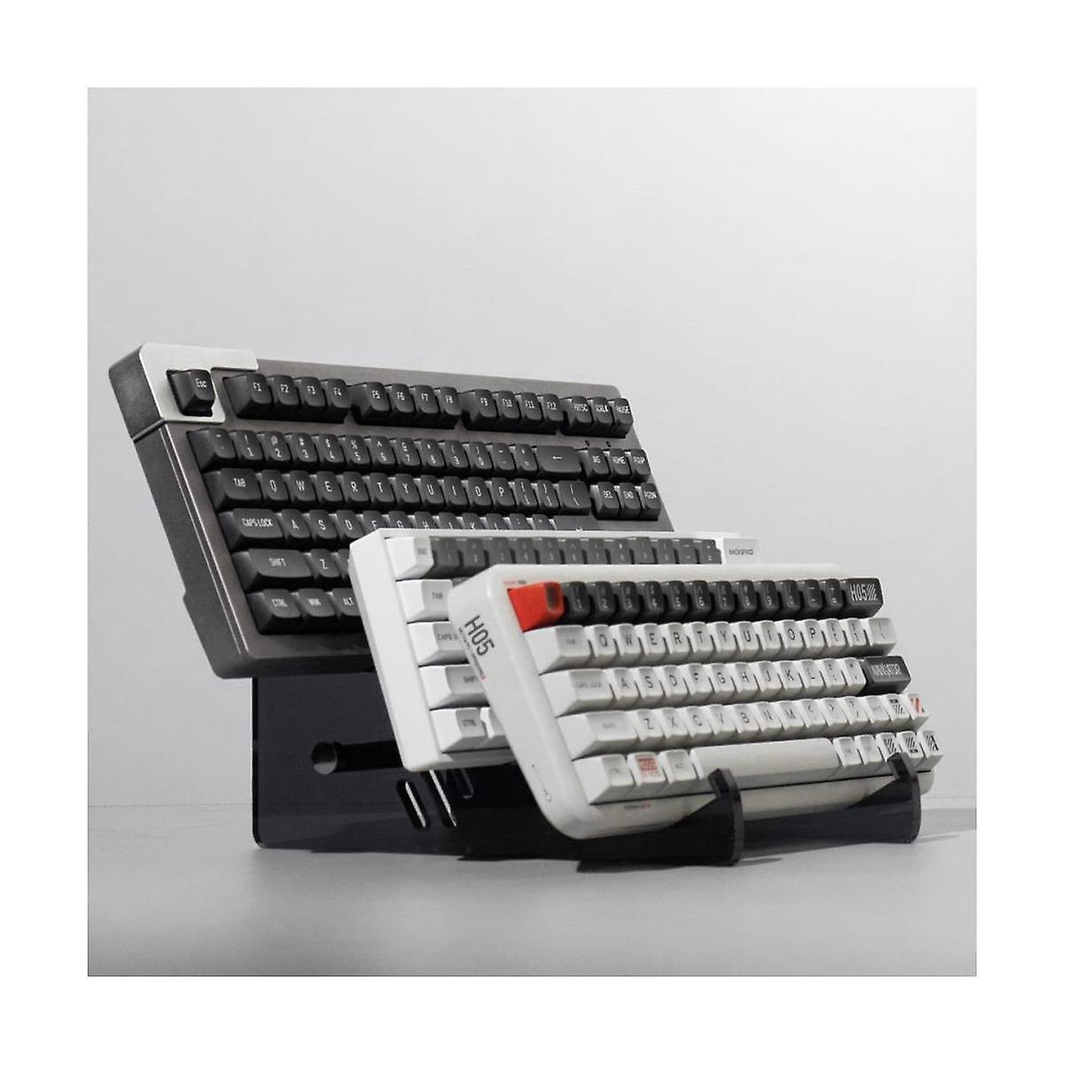 Keyboard Stands 3tier Mechanical Keyboard Display Stand Black Acrylic