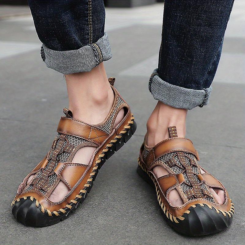 Άνδρες S Κλειστό Toe Λαστιχένια σόλα Υπαίθρια Casual Σανδάλια Άνοιξη Και Καλοκαίρι