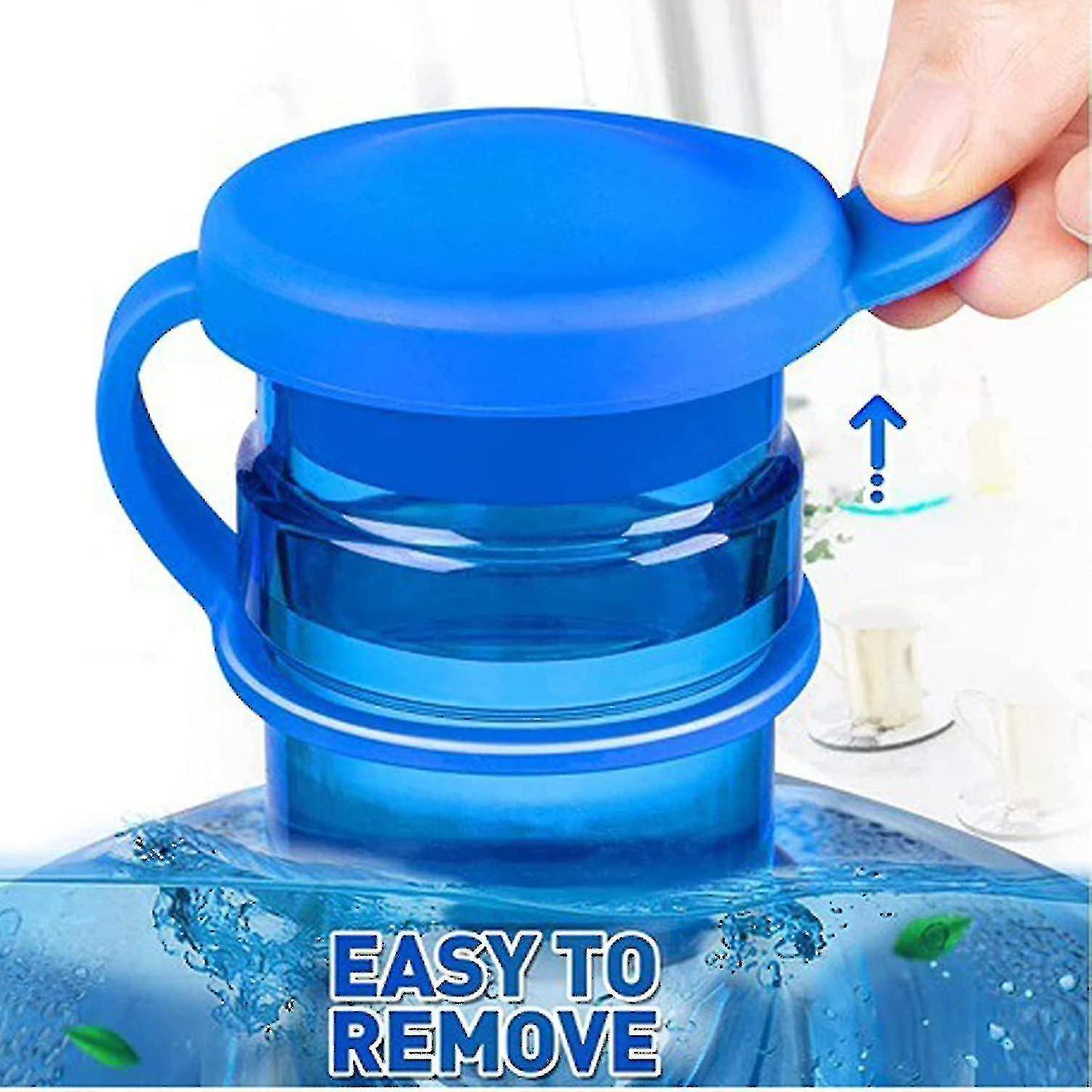 5 Gallon Water Jug Cap, Reusable Silicone Cap With Hanging Loop Leak, Spill Proof Resistant Replacem