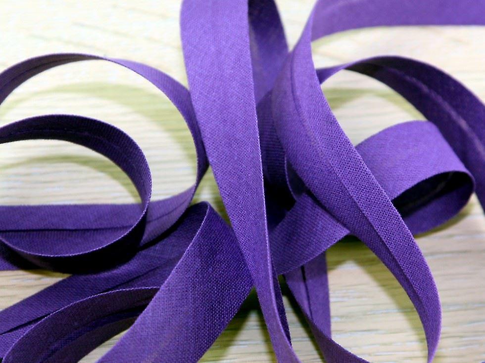 30mm Prym Cotton Bias Binding Tape 3.5m Purple - each