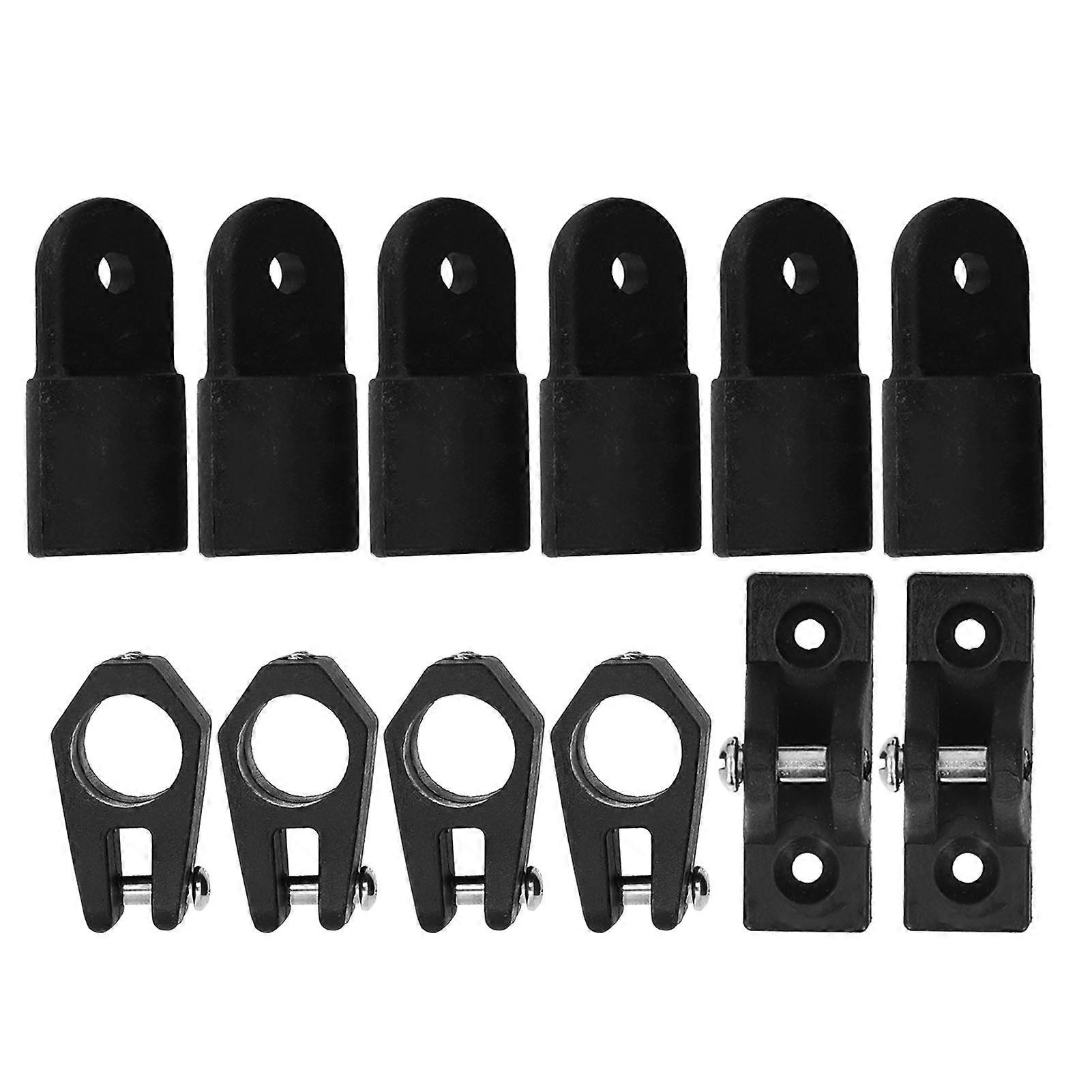 12pcs/set Boat Slide Cap Jaw Slide Eye End Cap Kit Accessories for Marine Boat Yacht 7/8in Pipe Tube