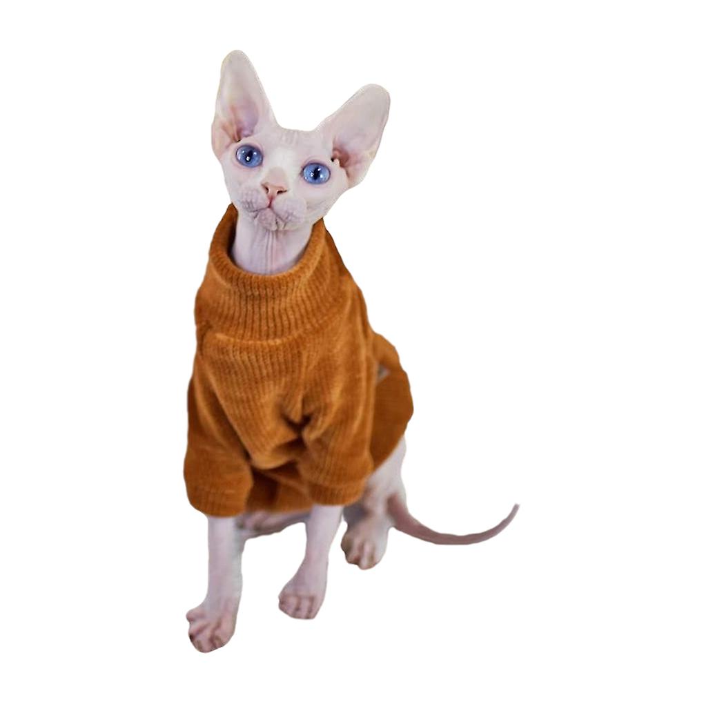 Polyester Soft And Warm Cat Sweaters For Sphynx Cats Multi-Size Available Cat Clothe For Sphynx Cat