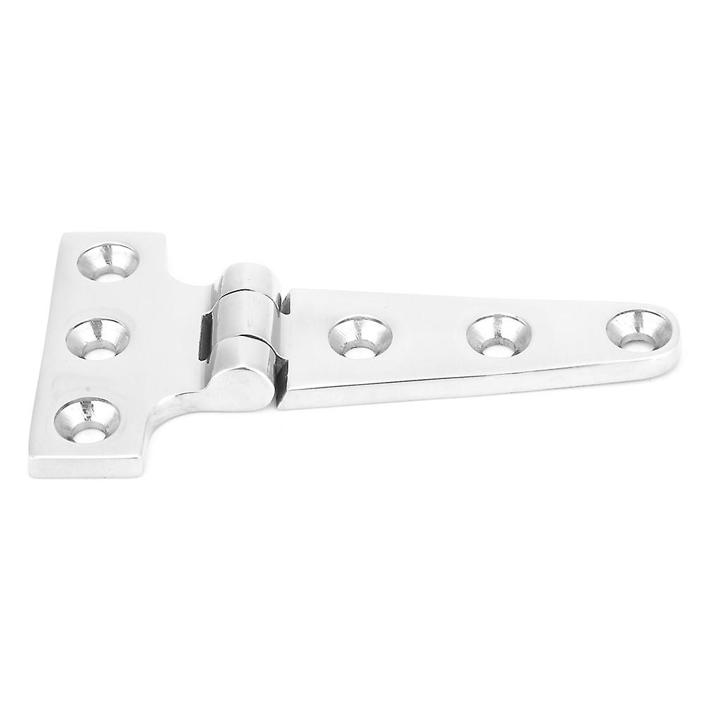 t shaped Hinge Stainless Steel Hardware Fittings for Cabinet Glass Door (100x54x4.8mm)