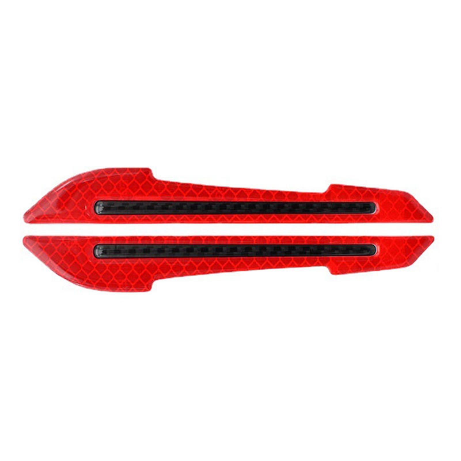 Car Mirror Warning Sticker,2 Pcs Car Reflective Red Warning Sticker Reflective Stickers Precision Engineered