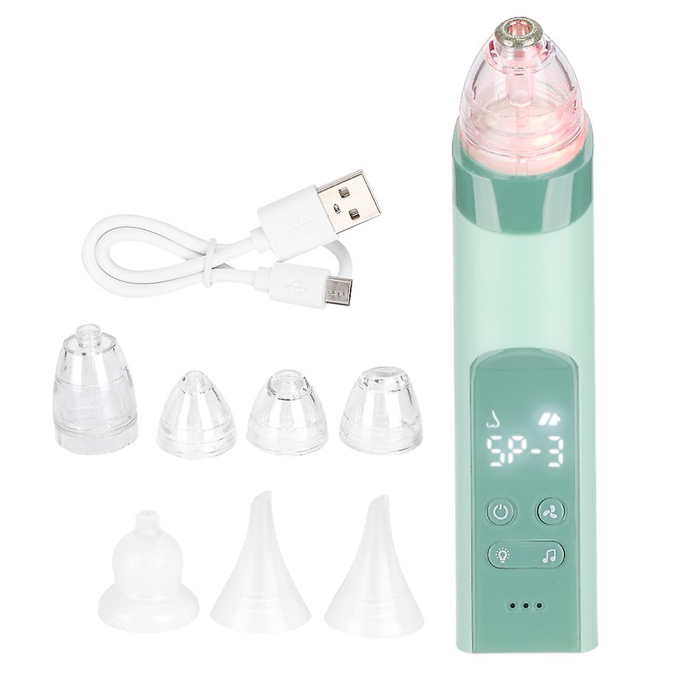 Multi Function Electric Vacuum Nasal Aspirator Suction Blackhead Cleansing Machine(Green )