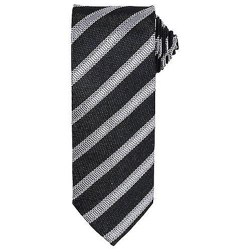 Premier Mens Stripe Waffle Tie