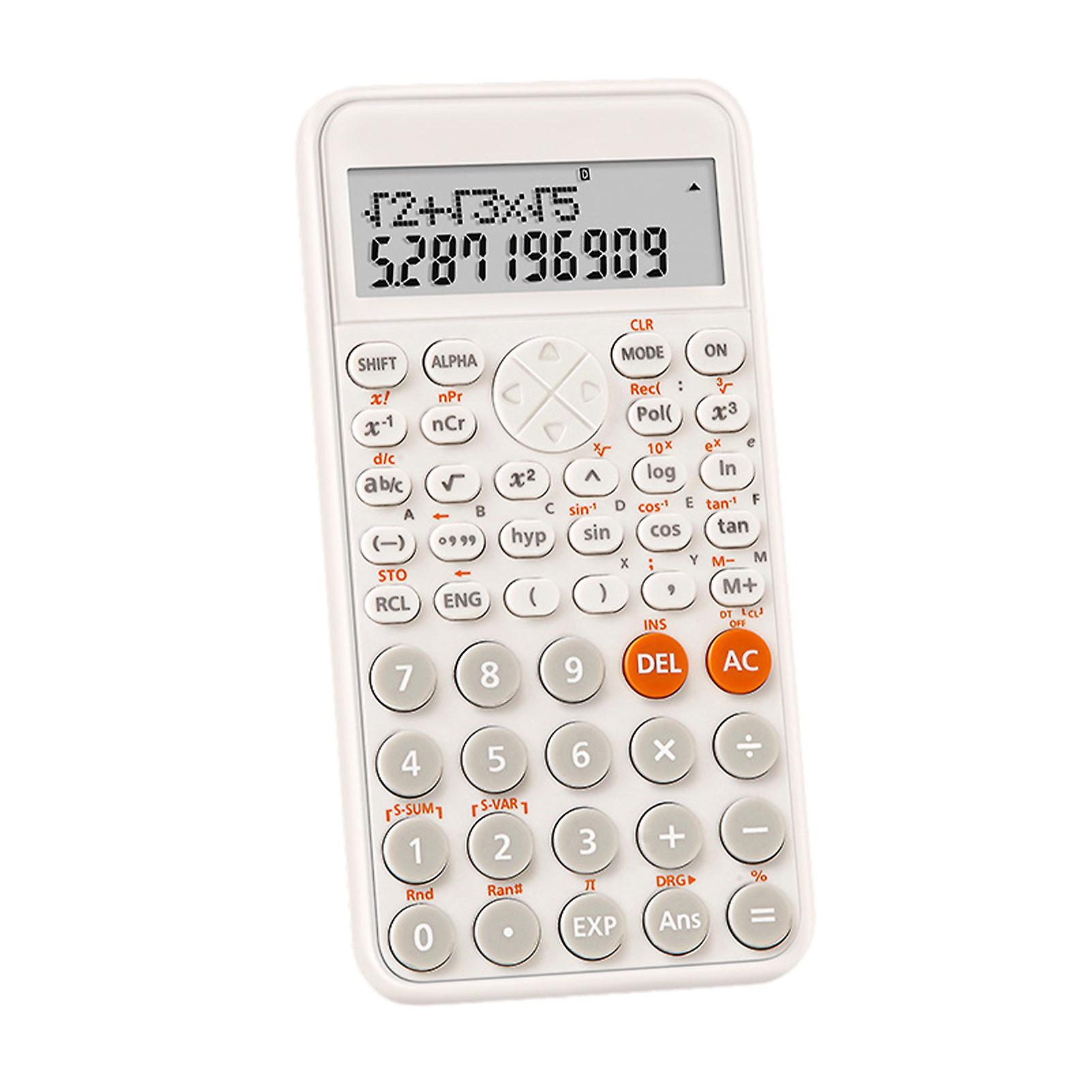 Time-saving And Effortless Desktop Calculator For Efficient Work Small Pocket Calculators PS White 16.2*8.25*1.2CM