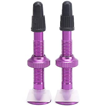 1 par 52mm bicicleta estendida válvula de ar tubeless Presta Válvula bico do núcleo para Mountain Bike