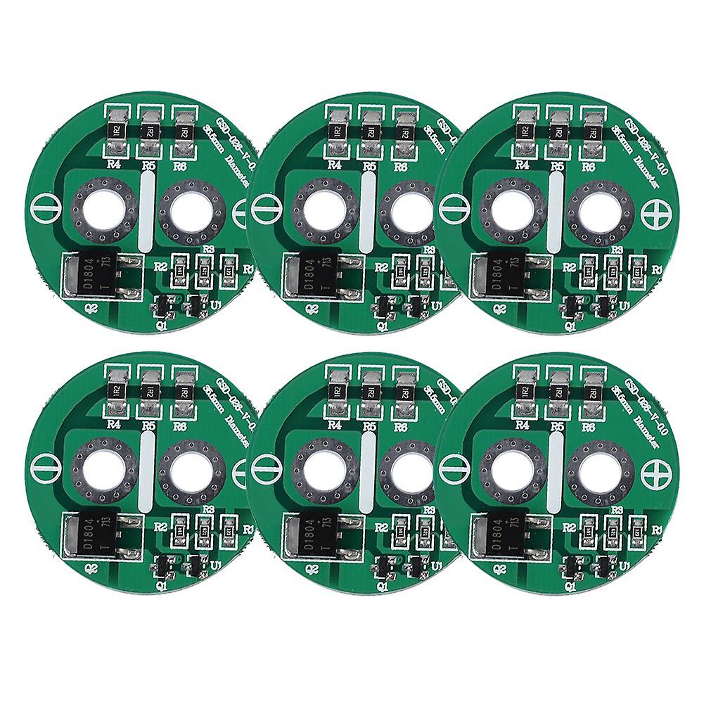 6Pcs/Set Super Farad Capacitor 2.5V With Protection Board Module Limit Plate