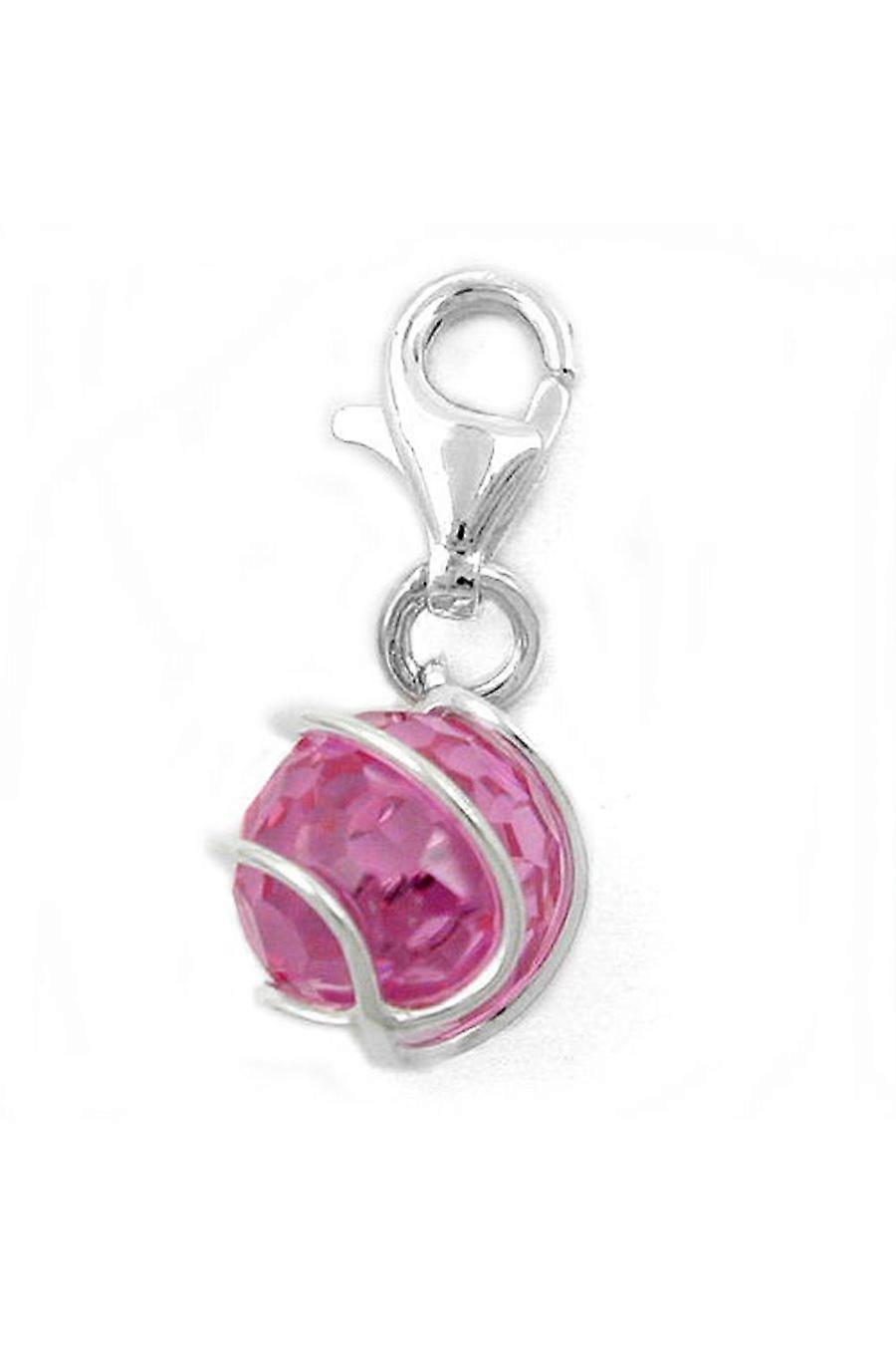 Pendant Charm Zirconia-pink Silver 925 - Gl90712