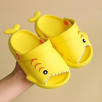 Veeki Toddler Sandals Boys Girls Slide Sandal Dinosaur Toddlers Flip Flops Outdoor Indoor Home Kids Summer Water Shoes-----Yellow160 Yard