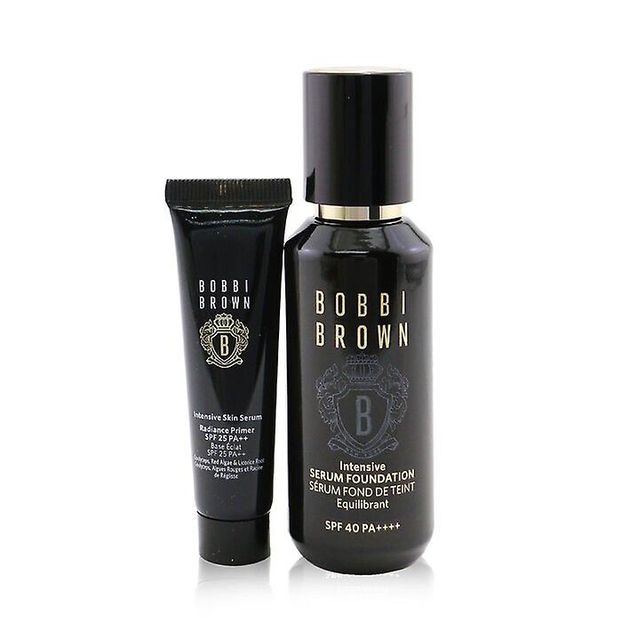 Bobbi Brown Intensive Serum Set (1x Foundation 30ml + 1x Primer 15ml) - # W-016 Warm Procelain 2pcs