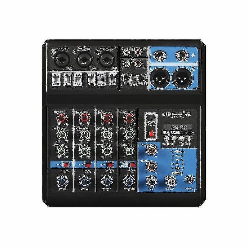 Channel Professional Mixer Computer Stage Recording USB Sound Card High Bass Bluetooth