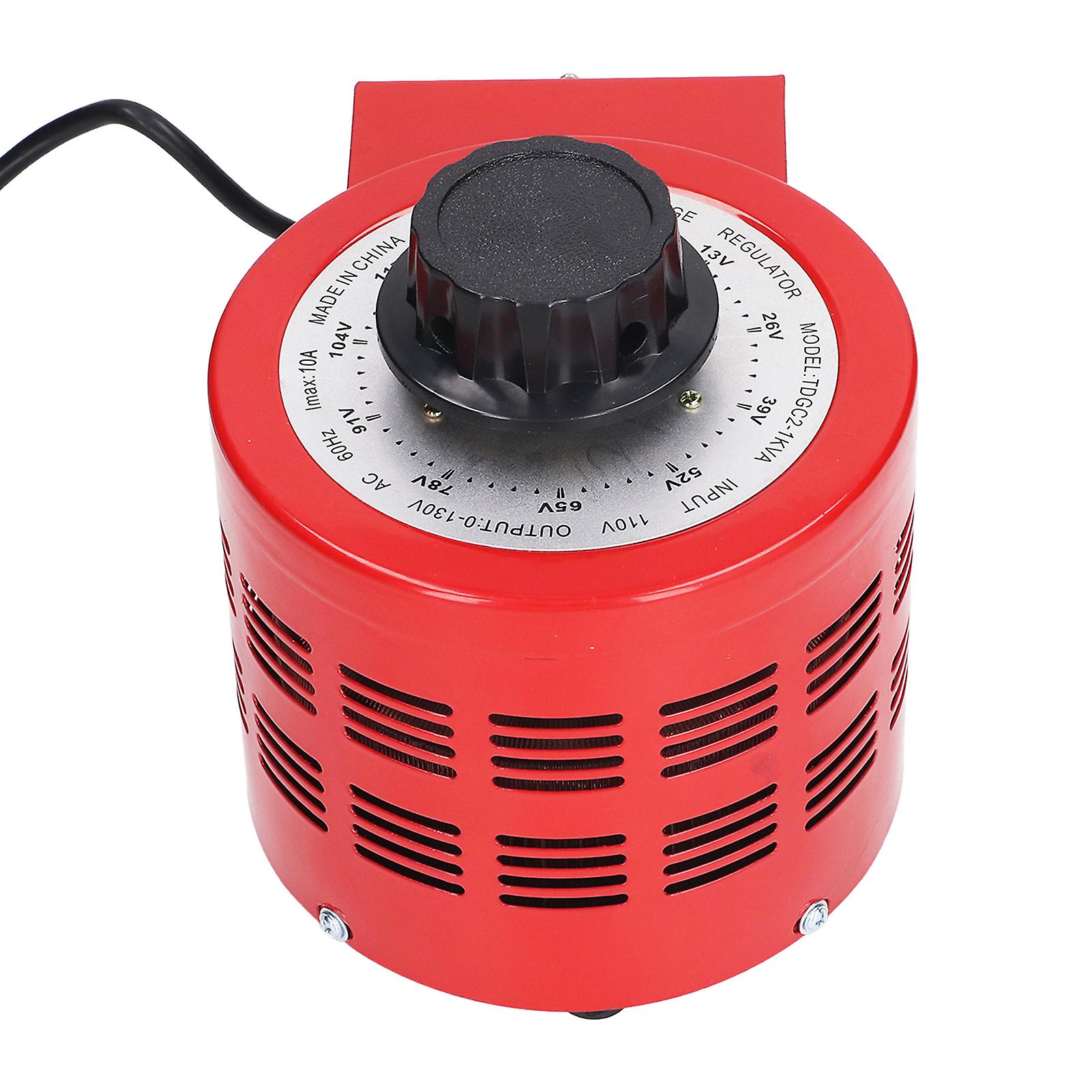Variable Voltage Transformer 1000W 0?130V Adjustable Output Voltage Converter Regulator US Plug 110V